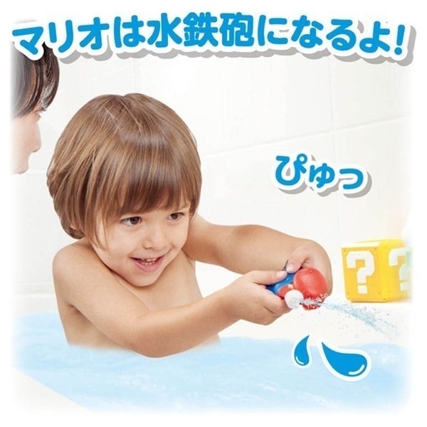 Takara Tomy My Mario Stacking Shower Party Bath Toy Set
