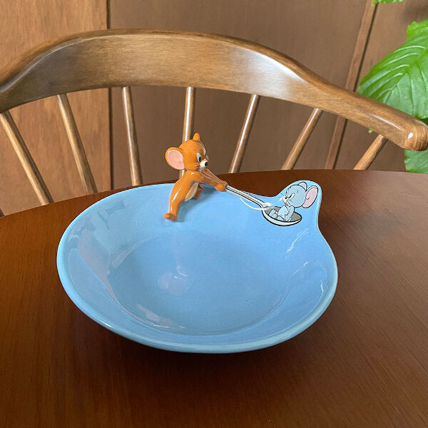 Tom and Jerry Kitchen War Porcelain Plate 6.7-inch Jerry Tuffy