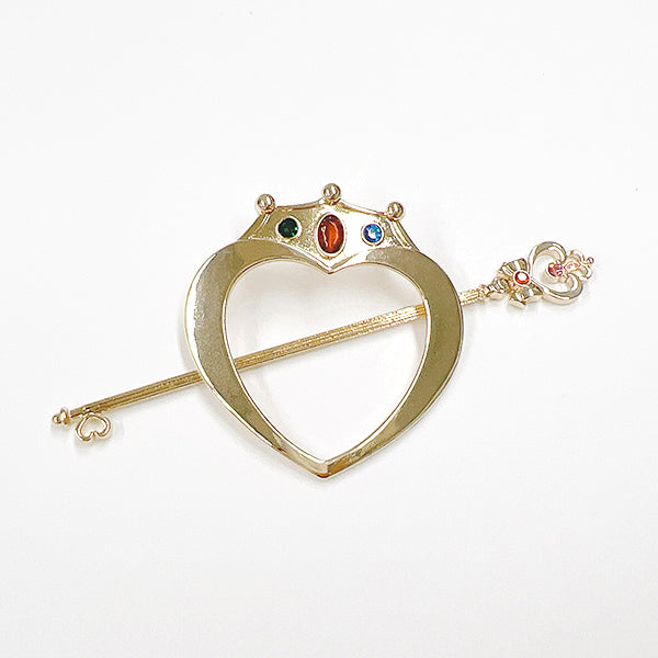 Sailor Moon Chibi Moon compact & Space-time key hair stick - Sailor Moon Limited