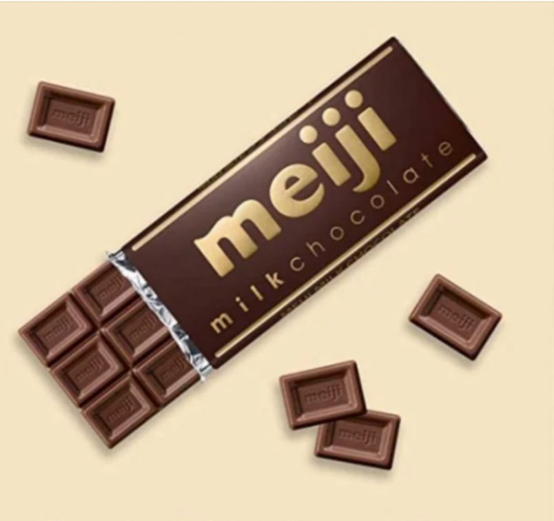 Meiji Milk Chocolate Block 50g