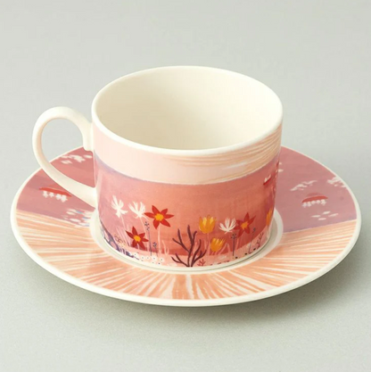 MOOMIN "Ruonto" Cup and Saucer Set Sunset Design (240ml)