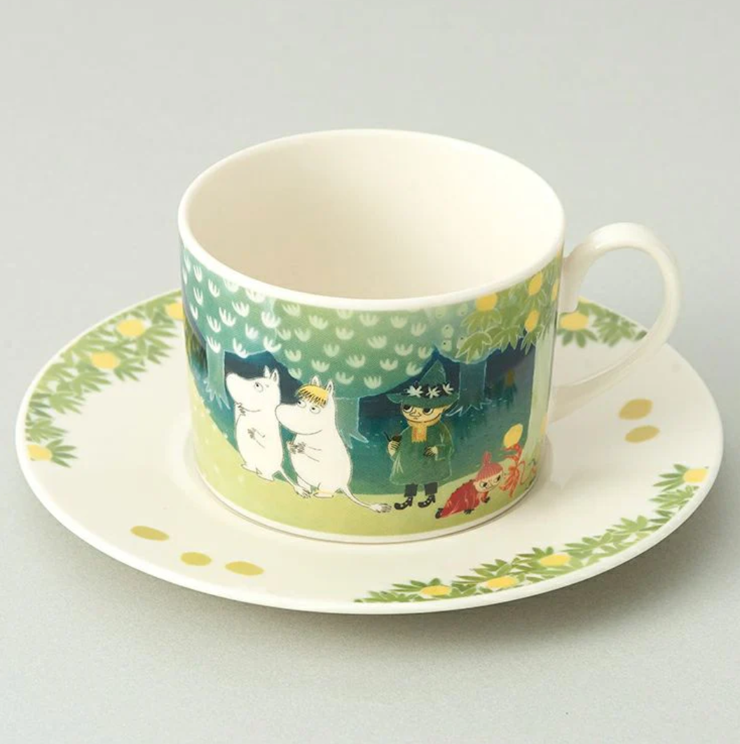 MOOMIN "Ruonto" Cup & Saucer Set Hill (240ml)