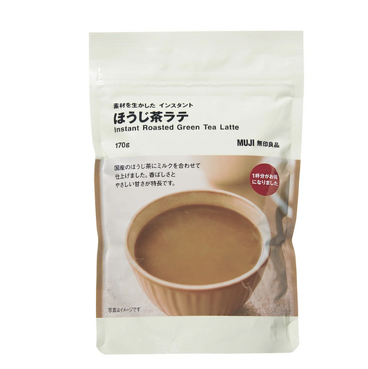 Muji Instant Hojicha Roasted Green Tea Latte Powder (170g)