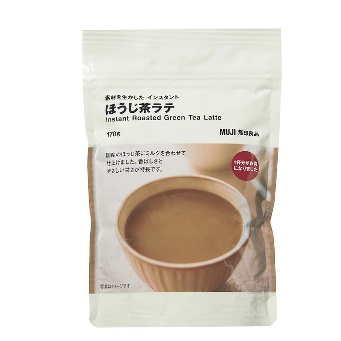 Muji Instant Hojicha Roasted Green Tea Latte Powder (170g) - Yorozuya Store