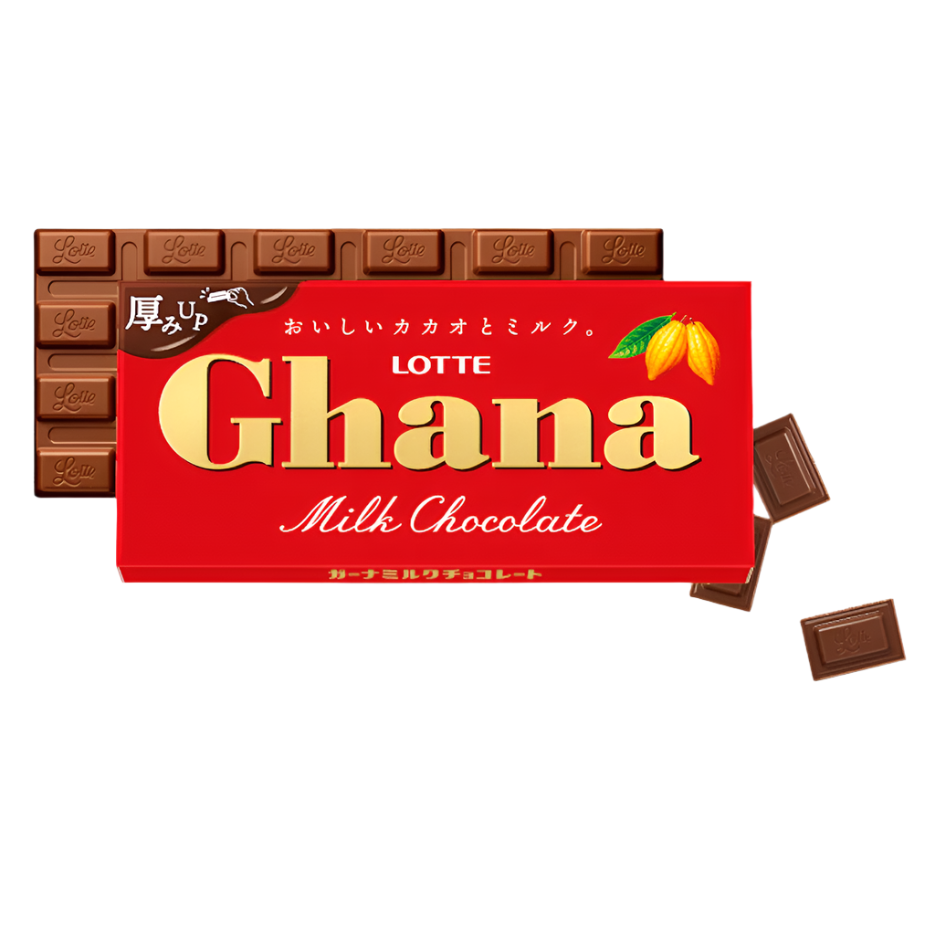 Lotte Ghana Milk Chocolate Bar