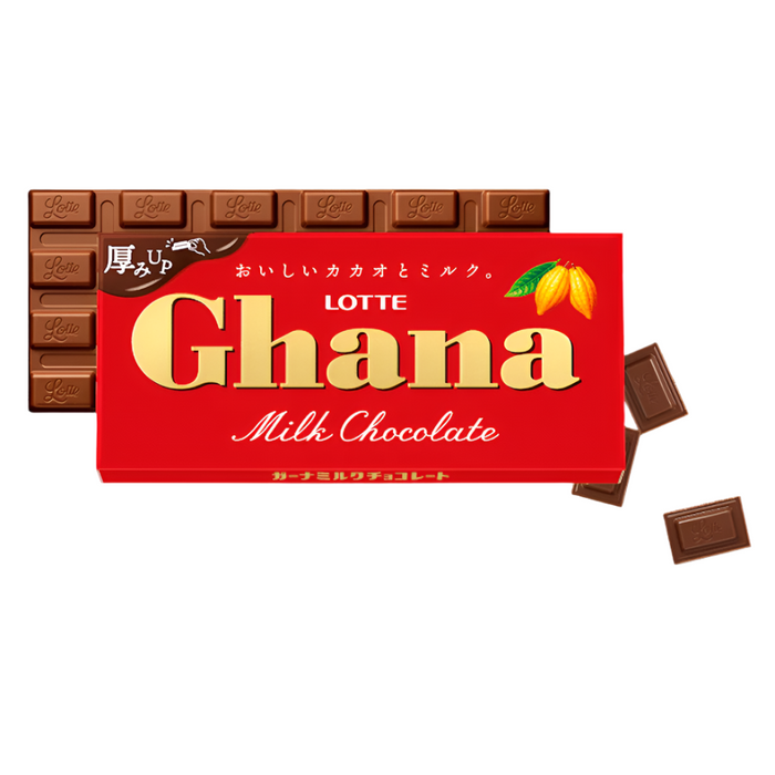 Lotte Ghana Milk Chocolate Bar - Yorozuya Store
