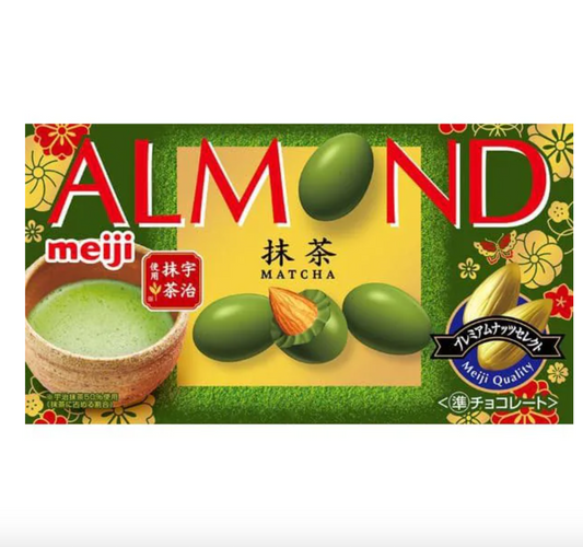 Meiji Almond Chocolate Matcha Flavor 67g