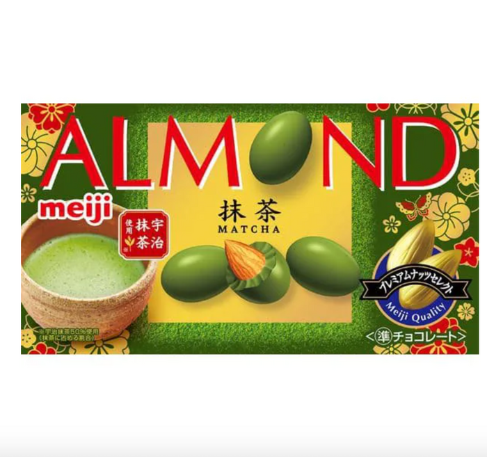 Meiji Almond Chocolate Matcha Flavor 67g - Yorozuya Store