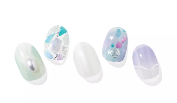 Ariel nail stickers