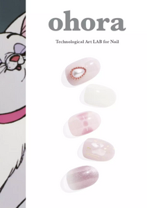 Marie The Fashionable Cat Nail Stickers