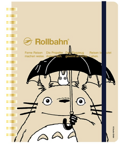 My Neighbor Totoro Rollbahn Pocket Memo L (Beige)- Studio Ghibli