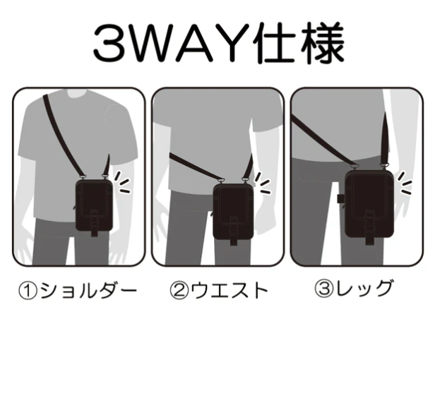 Resident Evil™ Biohazard RPD 3-Way Bag - Universal Studio Japan