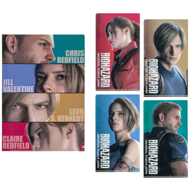 Resident Evil™ Biohazard Clear file set (5 files) - Universal Studio Japan - Yorozuya Store
