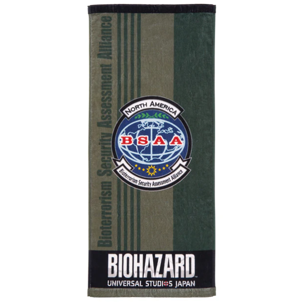 Resident Evil™ Biohazard BSAA Face Towel - Universal Studio Japan - Yorozuya Store