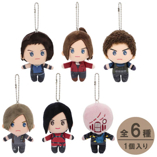 Resident Evil™ Biohazard Collectible Plush Keychains (6 types) - Universal Studio Japan - Yorozuya Store
