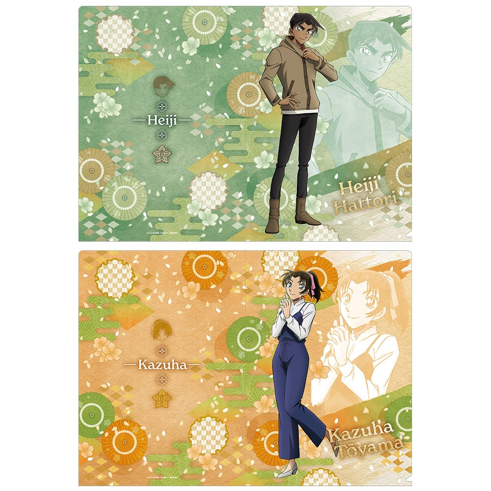 Detective Conan A4 Clear File Set (Heiji & Kazuha) - The Scarlet Bullet 