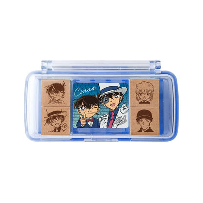 Detective Conan Mini Stamp Set (Conan & Kid) - The Scarlet Bullet "Movie Edition”