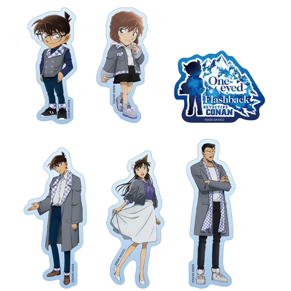[Pre-Order 18 April] Detective Conan Movie 28 Die-cut Sticker Set of 6 (Type A)