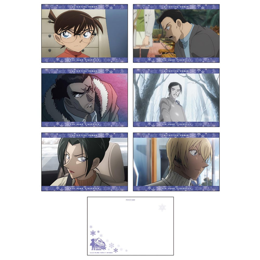 [Pre-Order 18 April] Detective Conan Movie 28 postcard set (6-piece)