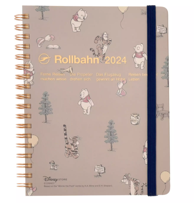 Winnie the Pooh Calendar & Organizer 2024 - Disney Store Japan Exclusive