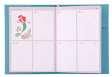 قم بتحميل الصورة في عارض الصور، The Little Mermaid B6 Calendar &amp; Organizer 2024 - Disney Store Japan Exclusive