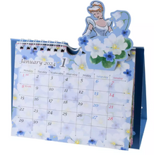 قم بتحميل الصورة في عارض الصور، Disney Princess Pop-up Desk Calendar 2024 - Disney Store Japan Exclusive