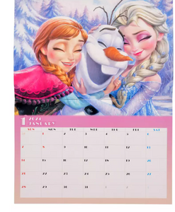 Disney Princess  Wall Calendar 2024 - Disney Store Japan Exclusive