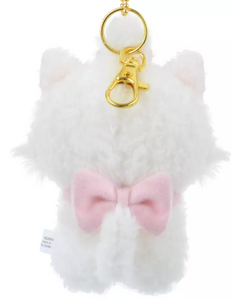 Marie Fashionable Cat Plush Keychain