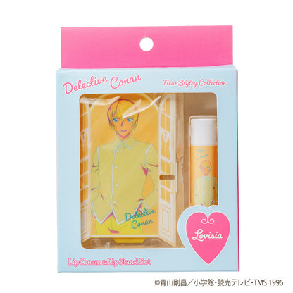 Detective Conan Lip Cream & Lip Stand Set (Citrus Mint Flavor) - Toru Amuro