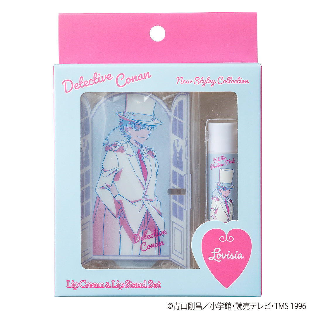 Lovisia Detective Conan Lip Balm & Lip Stand Set 02 Kaito Kid