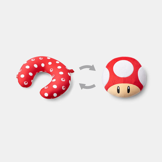 Super Mario Super Mushroom 2-Way Neck Pillow MNS_8_AMAAD