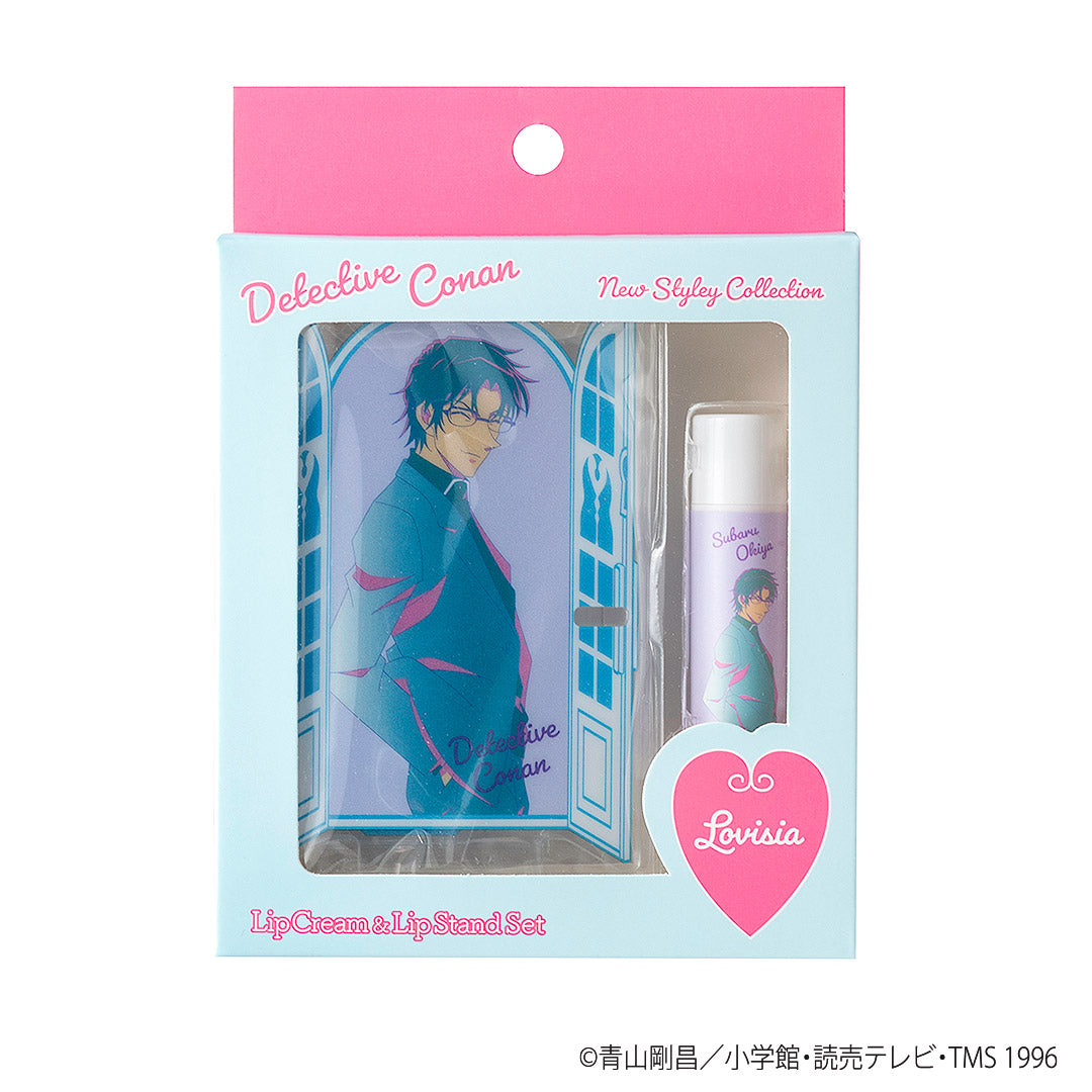 Detective Conan Lip Cream & Lip Stand Set (Citrus Mint Flavor) - Subaru Okiya