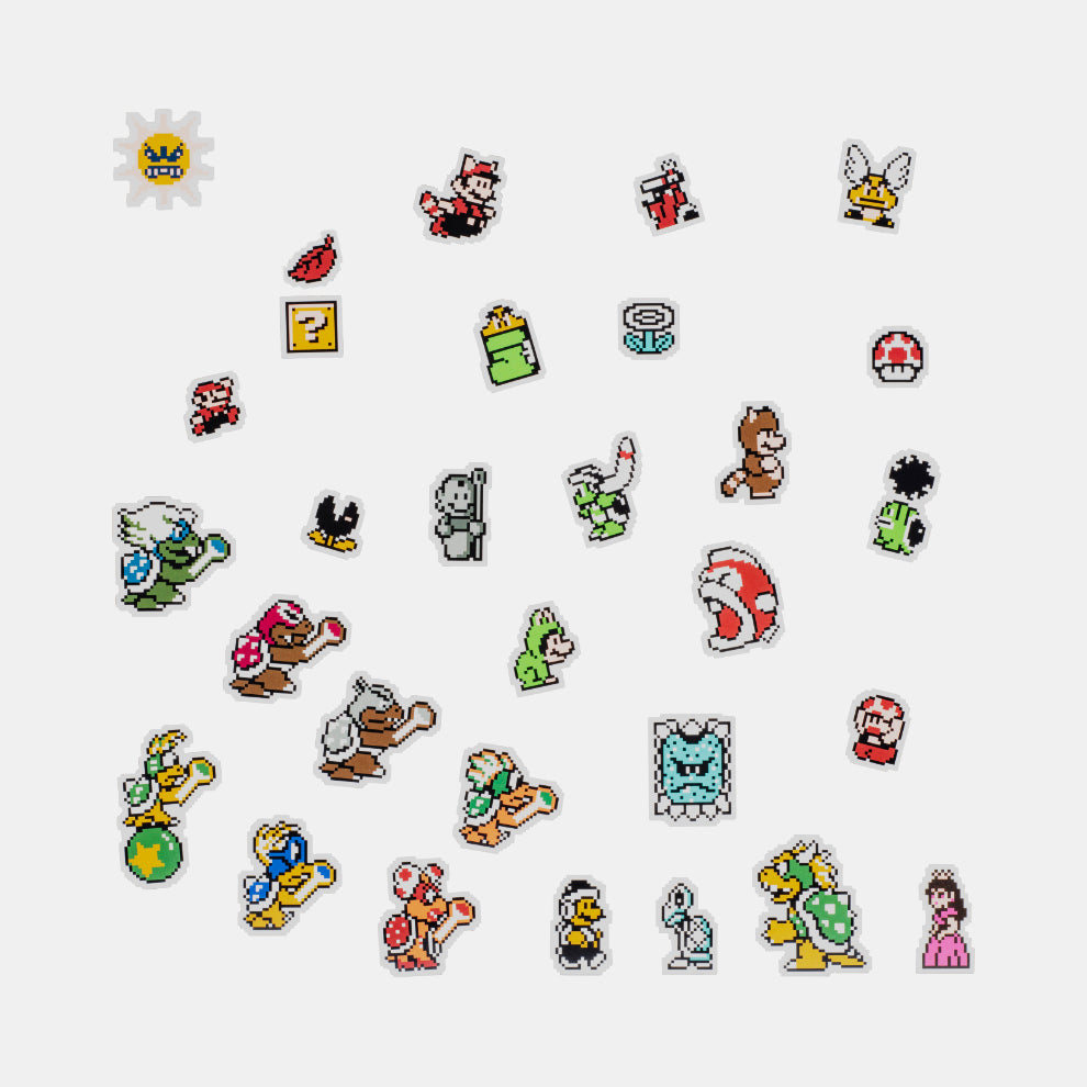 Nintendo Super Mario Bros 3 Flake Sticker Set