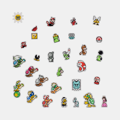 Nintendo Super Mario Bros 3 Flake Sticker Set