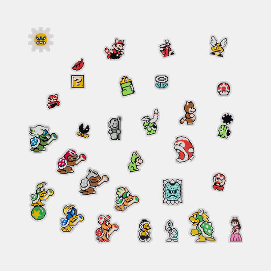 Nintendo Super Mario Bros 3 Flake Sticker Set