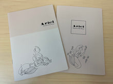 قم بتحميل الصورة في عارض الصور، The little Mermaid Ariel Notebook Set of 2- Disney Store Japan