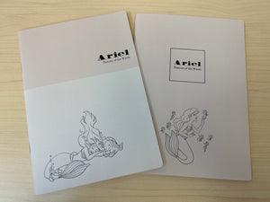 The little Mermaid Ariel Notebook Set of 2- Disney Store Japan