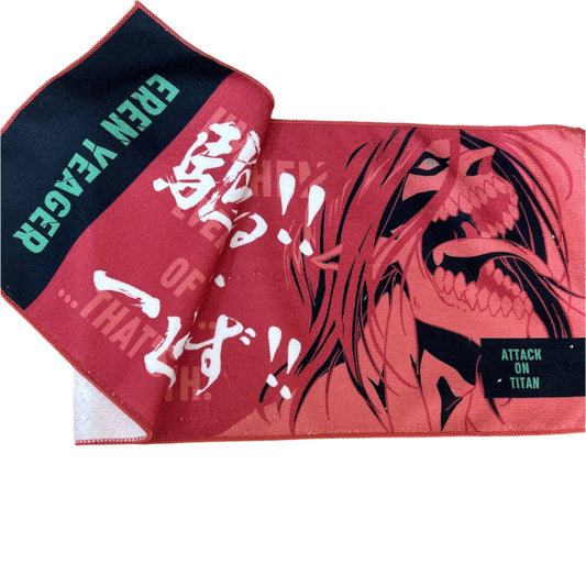 Attack on Titan Long Towel (Eren)