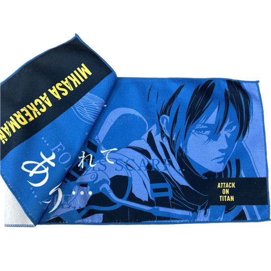 Attack on Titan Long Towel (Mikasa)