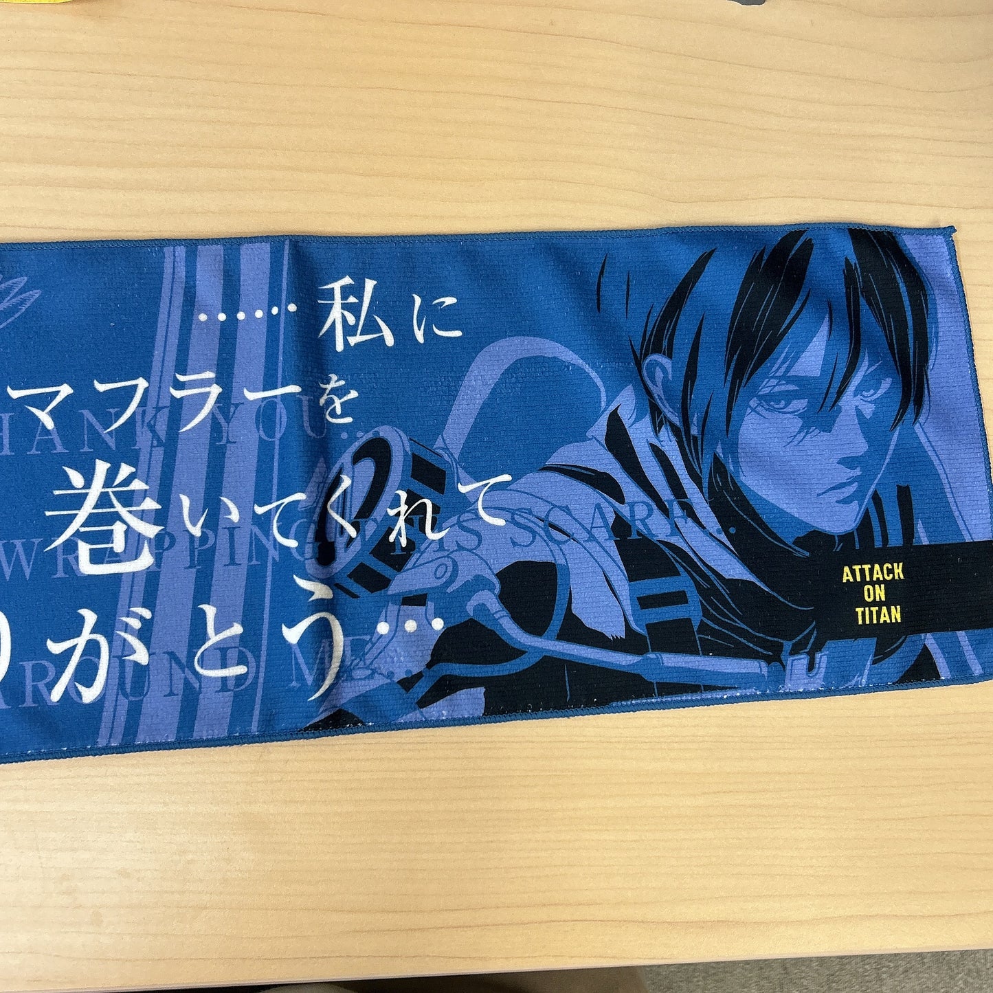 Attack on Titan Long Towel (Mikasa)