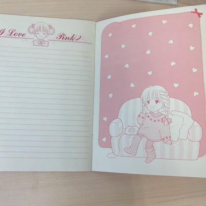 Old Shoujo Anime Collections Notebook