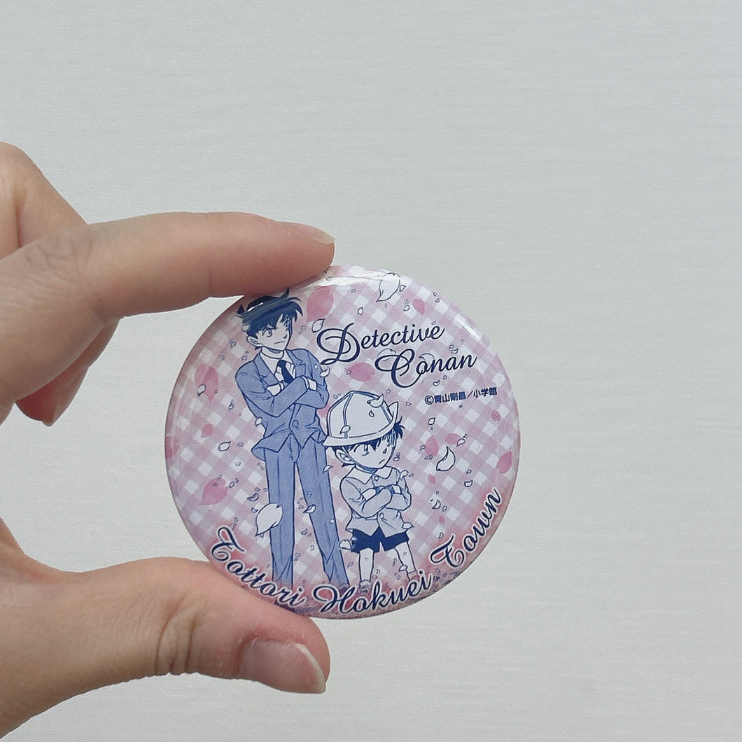 Detective Conan Original Can Badge - Limited to Hokuei Town Tottori