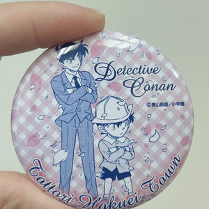 Detective Conan Original Can Badge - Limited to Hokuei Town Tottori