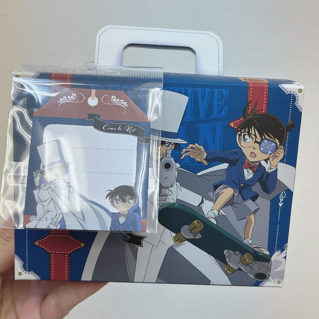 Detective Conan Choco Chip Cookies included Small Memopad (Blue)