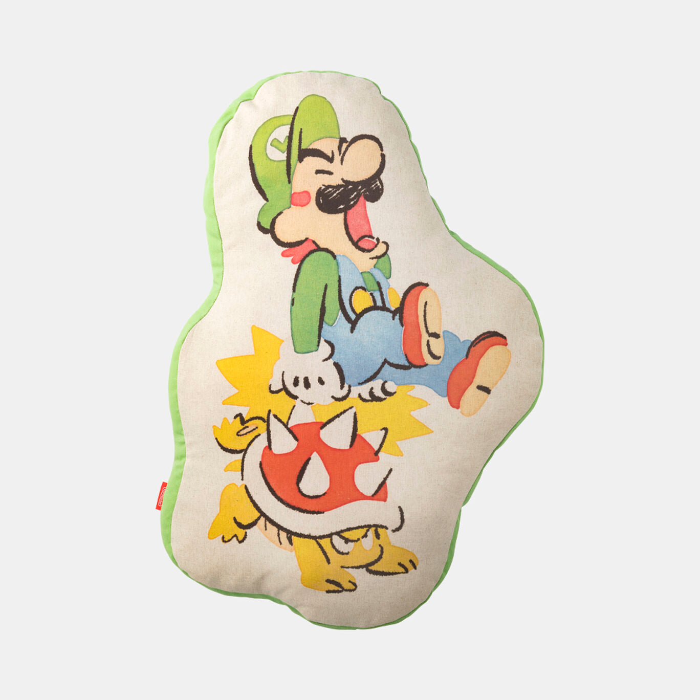 Nintendo Super Mario Family Life Luigi Die-Cut Cushion NSJ_8_ACAAV