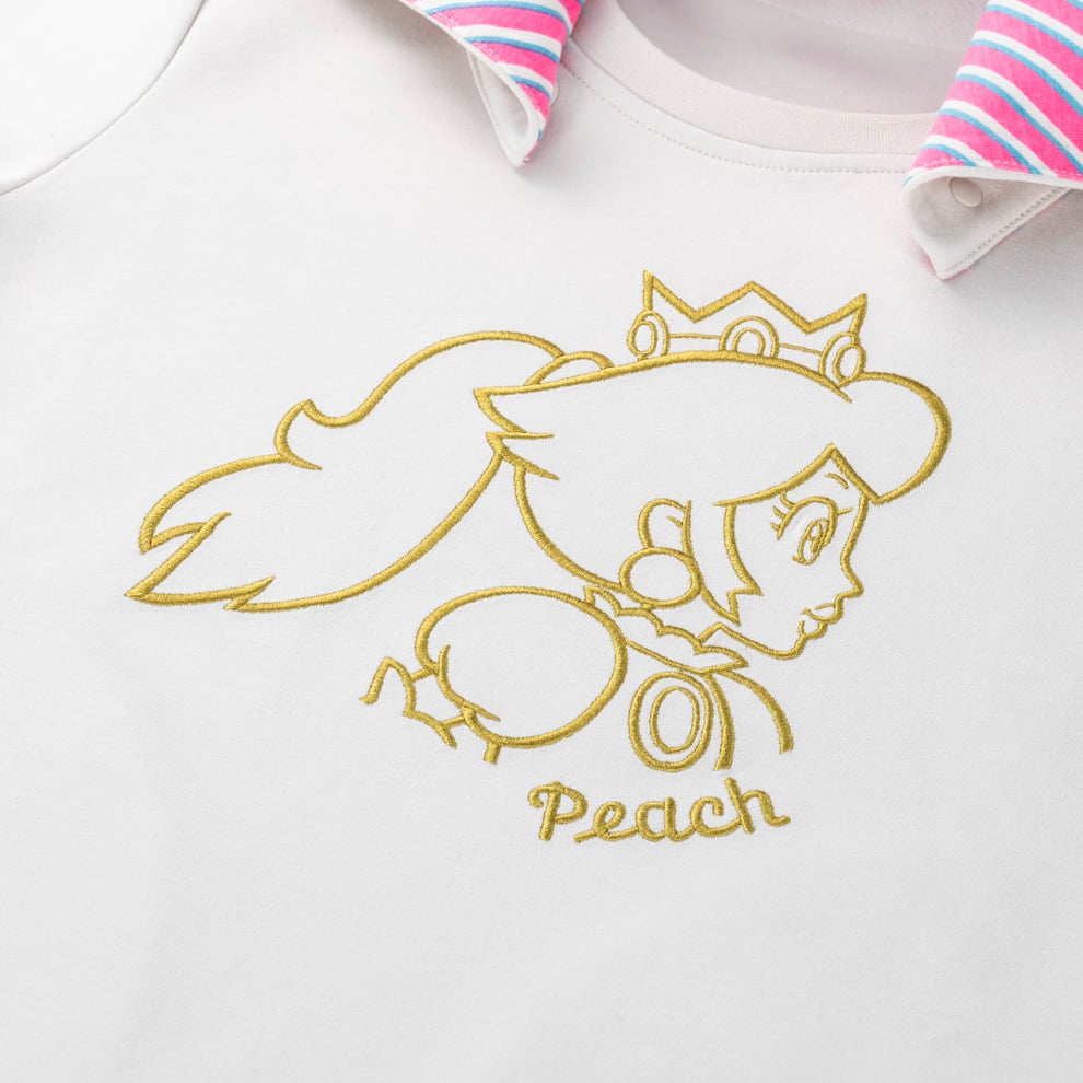 Nintendo Super Mario Kids Peach Hoodie 130 NSJ_8_AEADZ