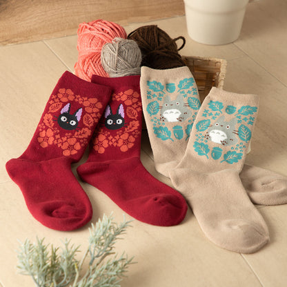 Kiki's Delivery Service Camellia Oil Moisturizing Socks Red 23-25cm