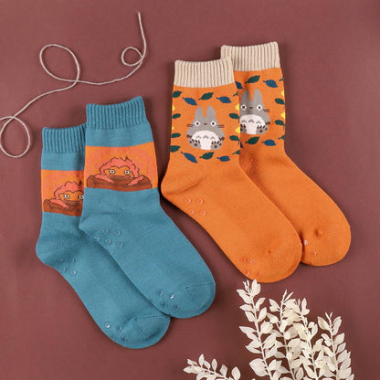 Howl's Moving Castle Warm Room Socks Calcifer 23-25cm