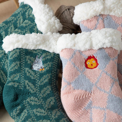 My Neighbor Totoro Room Socks Lined 23-25cm