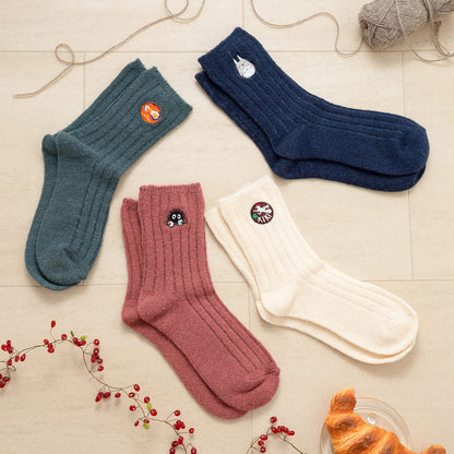 Kiki's Delivery Service Rib Crew Socks 23-25cm